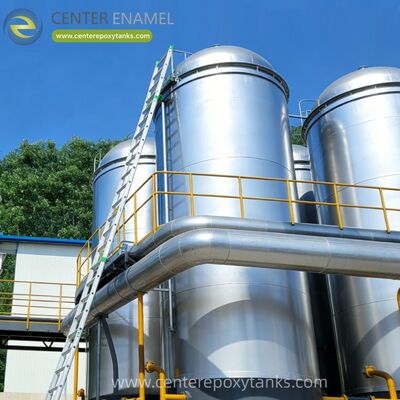 خزانات الفولاذ المطاطية لتخزين الوقود المستديرة: يحتوي على تصميم دائري يضمن توزيع الضغط واستقرار الهيكل