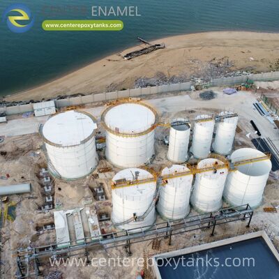 خزانات تخزين المياه المشددة كخزانات مفاعلات غير هوائية: يوفر احتواءً محاطًا بالهواء للتحلل العضوي وإدارة الغاز الحيوي.