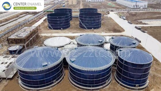 تكنولوجيا الغاز الحيوي الرائدة و خزانات GFS لمعالجة مياه الصرف الصحي في المزارع الهندية