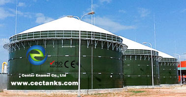 خزانات تخزين المياه المسالجة المقاومة للتآكل عالية لمصانع معالجة المياه المسالجة في مدافن النفايات