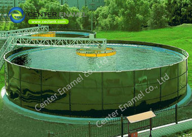 10000 جالون زجاجي محاط بالفولاذ خزانات تخزين مياه النفايات لمصنع معالجة مياه النفايات