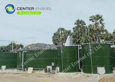 خزانات مياه الصرف الصحي المصنعة مع طبقة زجاجية مغلفة بالفولاذ مع عمر خدمة 30 عامًا