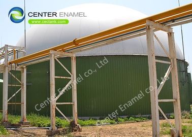 خزان تخزين الخردة الزجاجي المصنوع حسب الطلب مع سقف غشاء أو سقف الألومنيوم