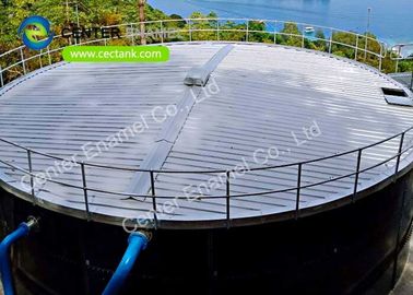 خزانات تخزين مياه الصرف الصناعي مع سقف غشاء