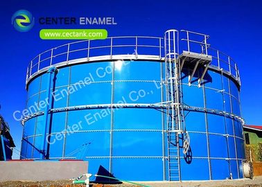 30000 جالون خزان الصرف الصحي يتكون من ألواح فولاذية مزودة بزجاج مع أداء خزان التخزين المتفوق