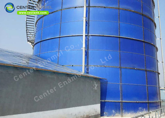 خزانات تخزين المياه المعدنية المبطنة بالزجاج لمحطة معالجة مياه الصرف الصحي بالغاز الحيوي