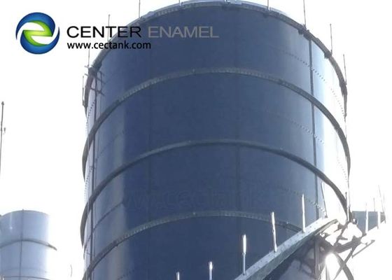 3450N/cm خزانات الفولاذ المشدودة لمشروع معالجة مياه الصرف الصناعي