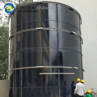 خزانات تخزين السوائل الصناعية المصنوعة من الفولاذ المطلي الزجاجي تتجاوز AWWA D103-09 ISO 28765