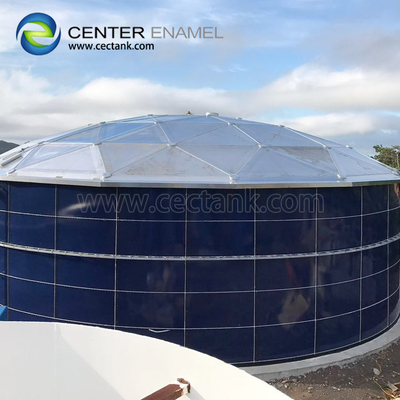 سقف القبة من الألومنيوم المقاوم للتآكل لخزانات الفولاذ الكربوني