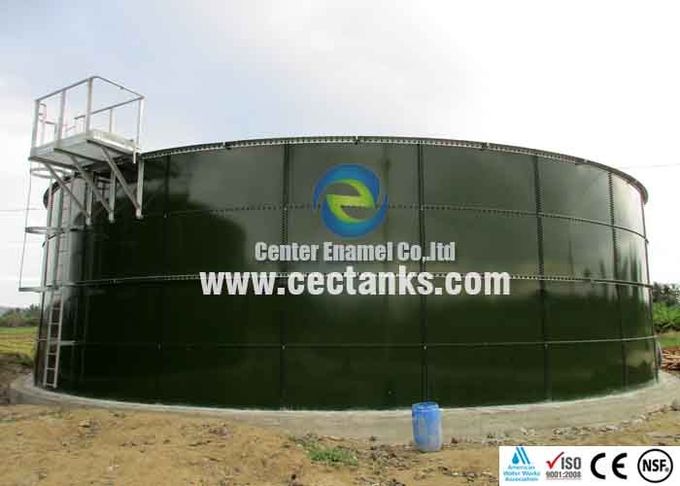 خزانات تخزين مياه النفايات الصناعية مع طبقة الزجاجية المسمارية المخصصة 1
